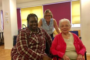 Professor Brain with Members Jennifer and Jean