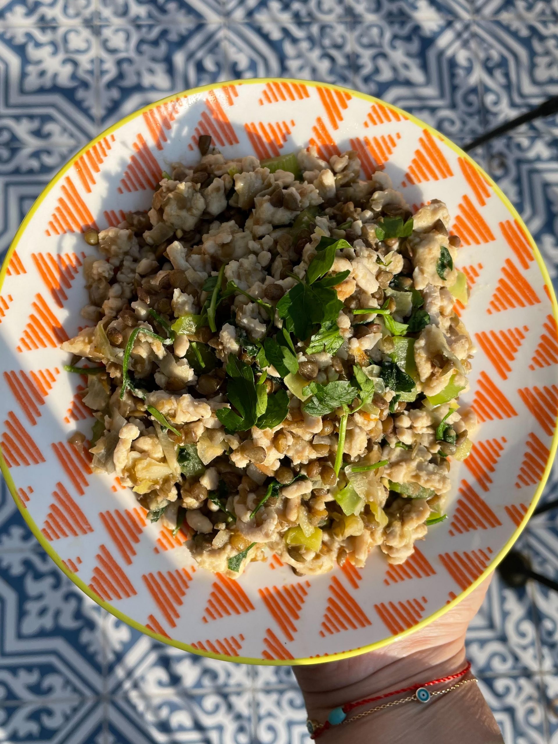 Turkey and Lentil Stir Fry