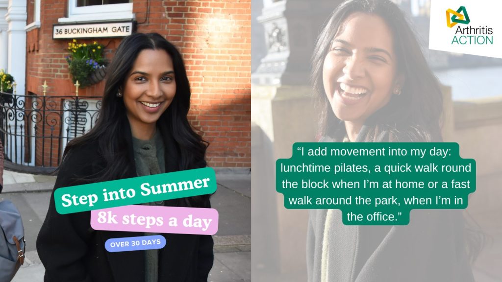 Poster for Step Into Summer campaign for summer 2025