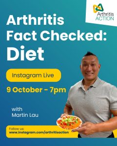 Poster with Martin Lau advertising Instagram live event