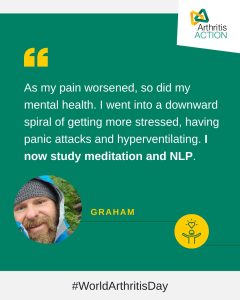 Arthritis Action Member Graham shares how he supports his mental health this World Arthritis Day
